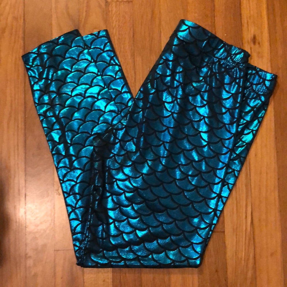 Mermaid scale leggings - 2X[4X?]